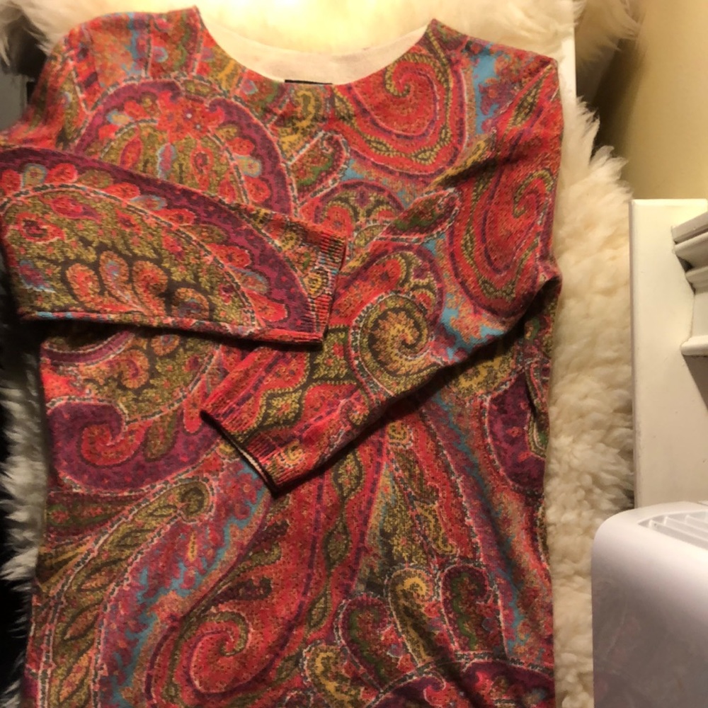 Talbots Cashmere 3/4 Sleeve Sweater